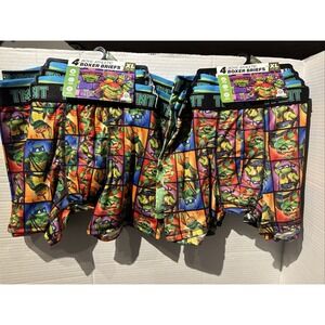 Teenage Mutant Ninja Turtles Boy's Boxer Briefs 4 Pair XL 14/16